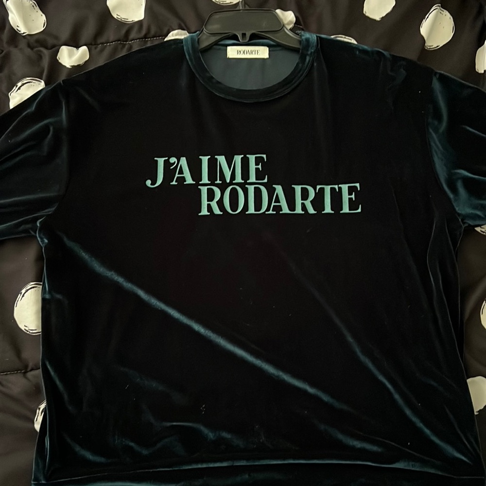 Rodarte velvet shirt